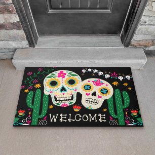 Dag van de dode suikerwolken Welkom Doormat Deurmat