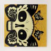Dag van de Dode Vlinders Woodcut (1) Legpuzzel (Horizontaal)