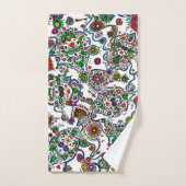 Dag Van De Doden Bad Handdoek (Handdoek)