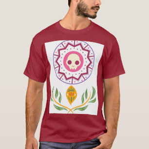 DAG VAN DE DODEN BLOEMEN T-SHIRT