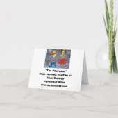 Dag van de Doden de Datum Notecard van het Kaart (Achterkant)