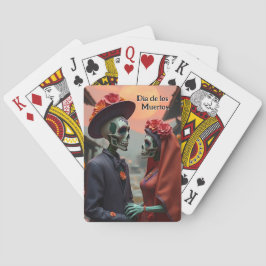 Dag van de Doden Dia de los Muertos Pokerkaarten
