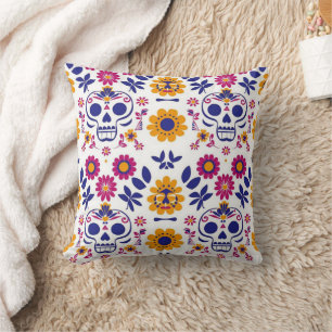 Dag van de Doden Día de los Muertos Sugar Skull Kussen