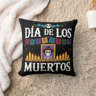 Dag van de Doden   Día de los Muertos Sugar Skull Kussen