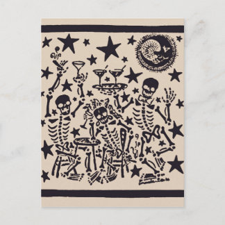 Dag van de doden / Dia Muertos Fiesta Uitnodiging Briefkaart