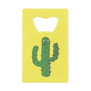 Dag van de doden Happy Cactus Custom Name Kredietkaart Flessenopener