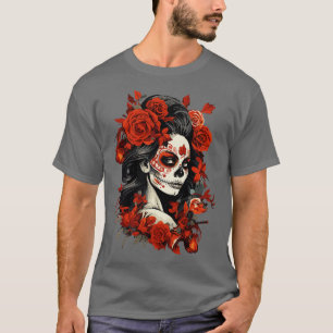 Dag van de Doden La Catrina Muertos Vrouwen 3 T-shirt