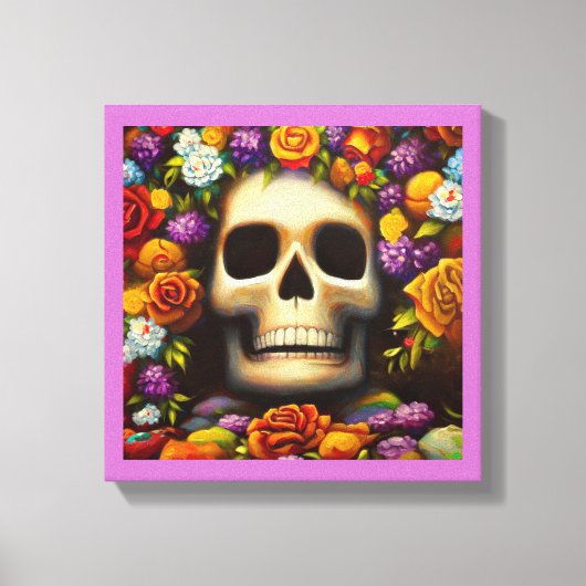 Dag van de Doden Ofrenda 5 Canvas Afdruk (Voorkant)