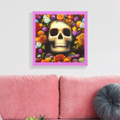 Dag van de Doden Ofrenda 5 Canvas Afdruk (Insitu (Woonkamer))