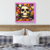Dag van de Doden Ofrenda 5 Canvas Afdruk (Insitu (Slaapkamer))