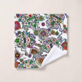 Dag van de dood bad handdoek (Wasdoekje)