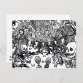 Dag van de dood briefkaart (Voorkant / Achterkant)