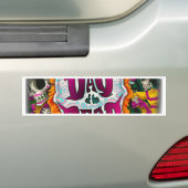Dag van de dood bumpersticker (Op auto)