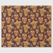 Dag van de dood cadeaupapier (Vlak)