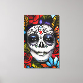 Dag van de dood canvas afdruk