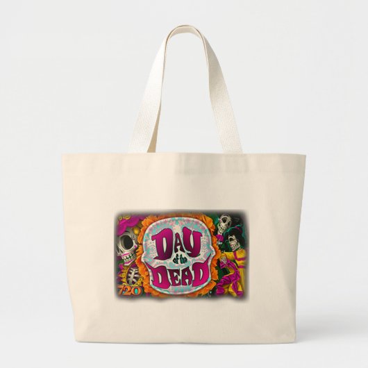 Dag van de dood grote tote bag (Voorkant)
