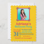 Dag van de Dood-halloween-feest Kaart (Voorkant)