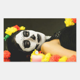 DAG VAN DE DOOD/HALLOWINGE RECTANGELSticker Rechthoekige Sticker