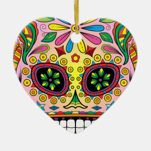 Dag van de dood keramisch ornament