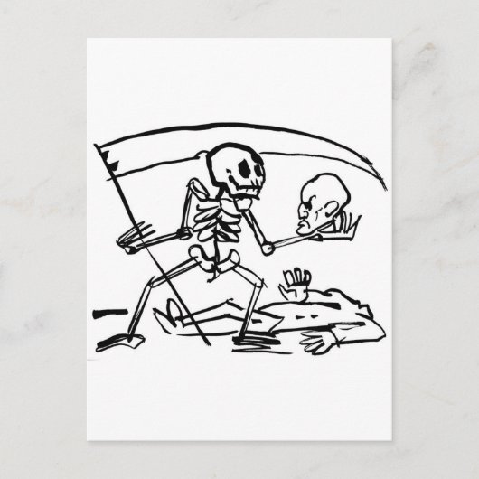 Dag van de dood, Mexico. Circa 1951. Briefkaart (Voorkant)