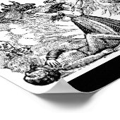 Dag van de dood, Mexico ongeveer 1800 jaar Poster (Hoek)