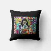 Dag van de dood - Pillow Mexican Couple Kussen (Achterkant)