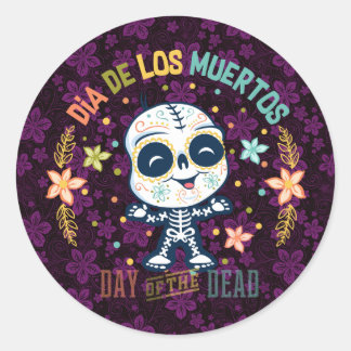 dag van de dood ronde sticker