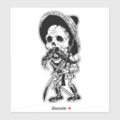 Dag van de dood sticker (Vel)