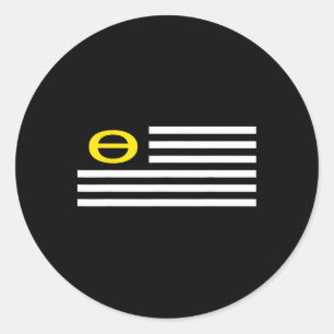 Dag van de ecologie Vlag Milieubewustzijn Ronde Sticker