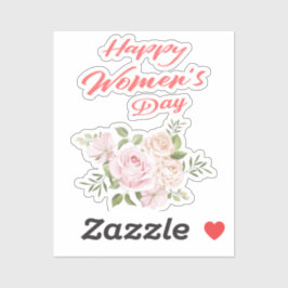 dag van de gelukkige vrouw sticker