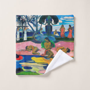 Dag van de God (Mahana no Atua) door Paul Gauguin Washandje