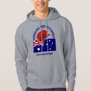 Dag van de herdenking van Australische veteranen Hoodie