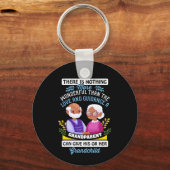 dag van de inspiratie voor grootouders sleutelhanger (Voorkant)