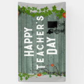 Dag van de leraar spandoek (Verticaal)