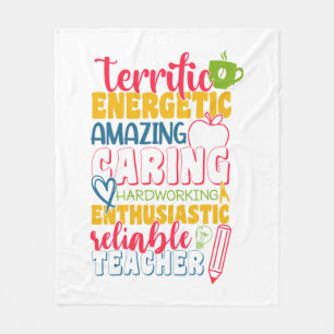 Dag van de leraar Verbazingende Leraar Fleece Deken