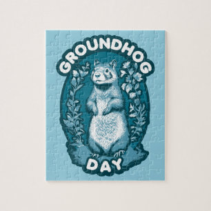 Dag van de marmot legpuzzel
