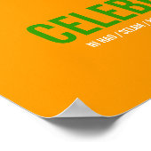 Dag van de multiculturele diversiteit vieren poster (Hoek)