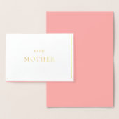Dag van de Nota voor Moeder van de Bruid Folie Kaarten (Display)