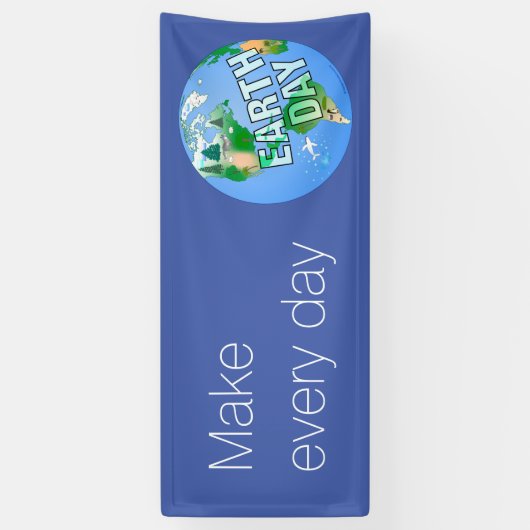 Dag van de Overdag Spandoek (Verticaal)