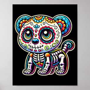 Dag Van De Overheidsinstantie Panda Suiker Schedel Poster