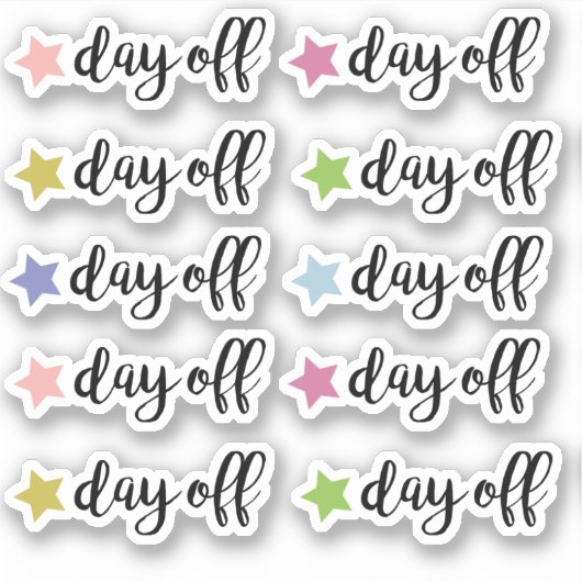 Dag van de planner sticker (Voorkant)