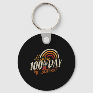 Dag van de school 2025 Leraar 100 dagen school Sleutelhanger