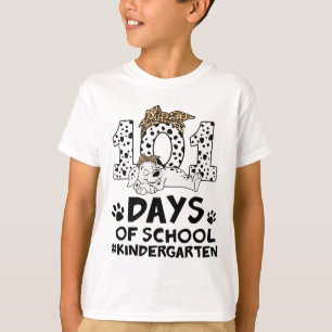 Dag van de school Dalmatische hond 100 dagen van K T-shirt