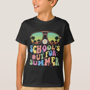 Dag van de school groovy leraar scholen uit voor d t-shirt