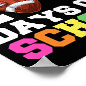 Dag van de School Kinder Football Poster (Hoek)