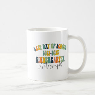 Dag van de School Kleuterschool Handtekeningen 202 Koffiemok