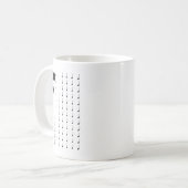 Dag van de School muzieknoten muziekleraar Koffiemok (Voorkant links)