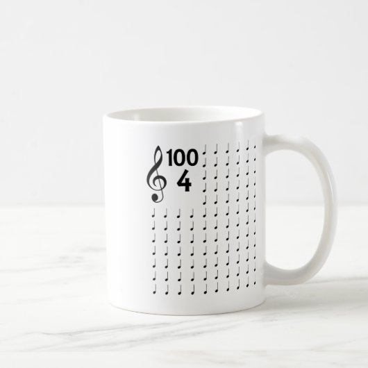 Dag van de School muzieknoten muziekleraar Koffiemok (Rechts)