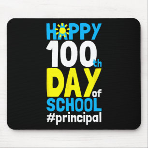 Dag van de schooldirecteur 100 dagen school muismat