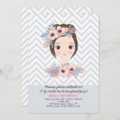 Dag van de schoonheid verjaardagsfeest uitnodiging (Voorkant / Achterkant)